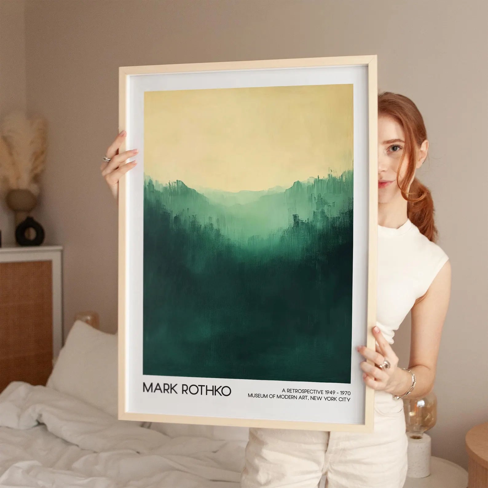 Mark Rothko Art Posterleri - Mark Rothko No.8