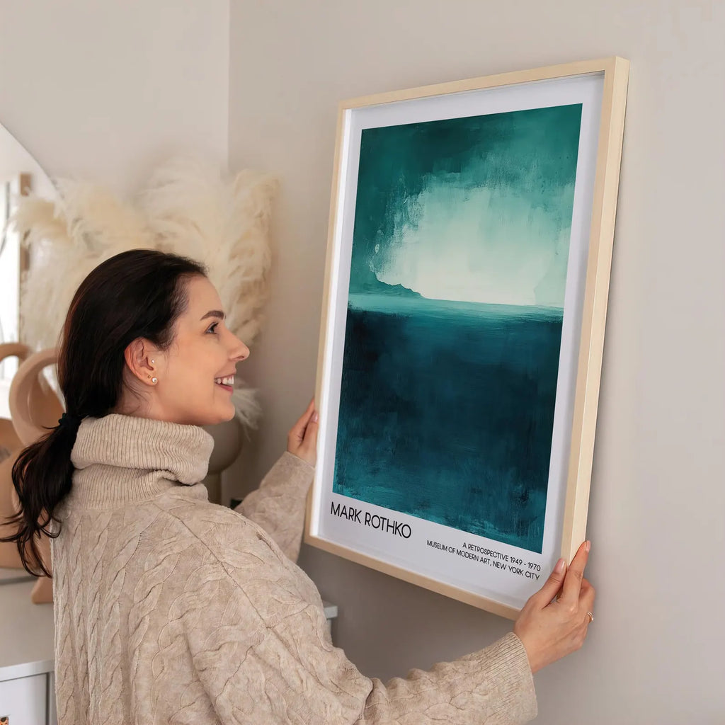Mark Rothko Art Posterleri - Mark Rothko No.9