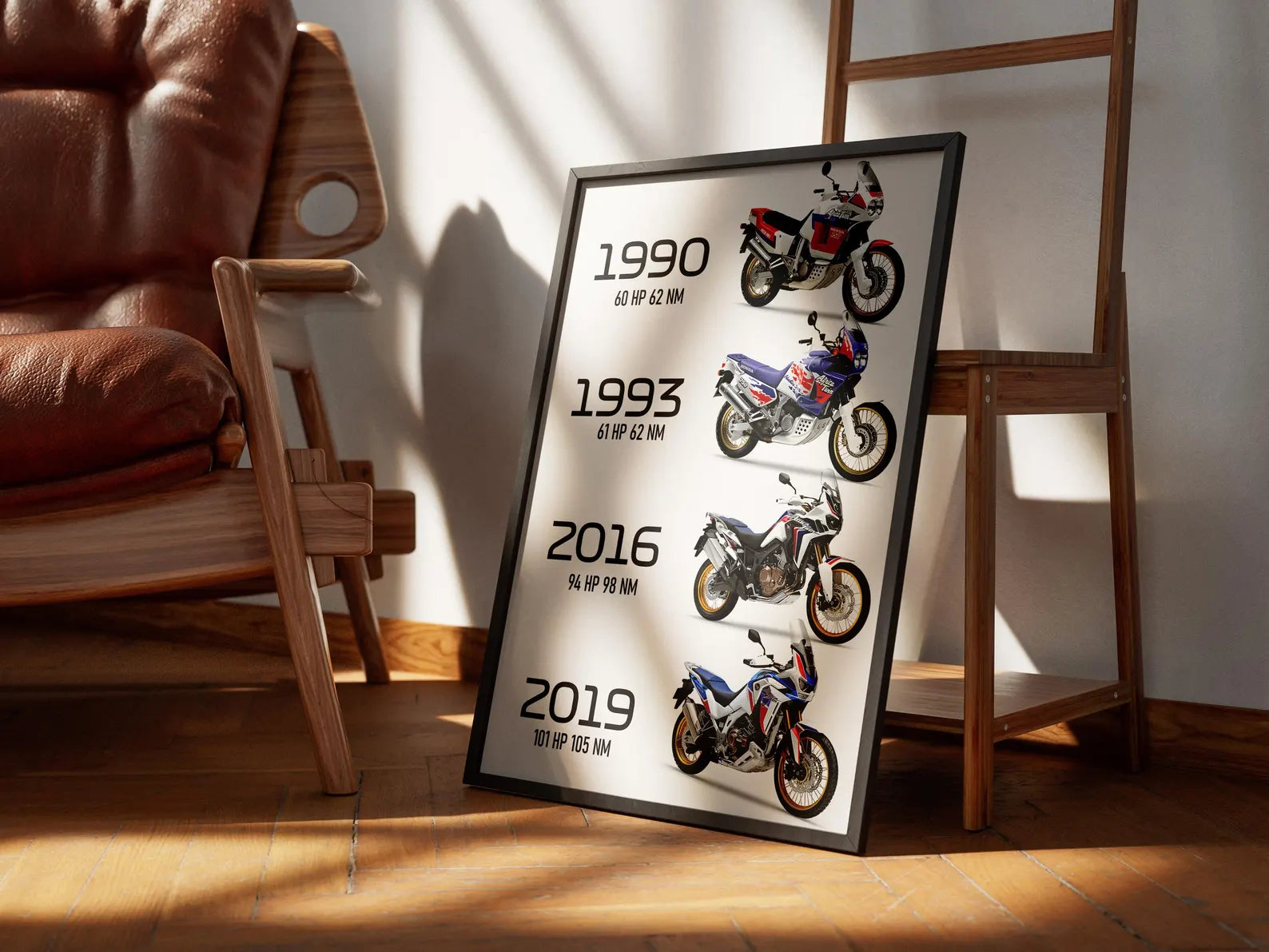 Honda Africa Twin Değişimi Poster - Motor Posterleri No.18