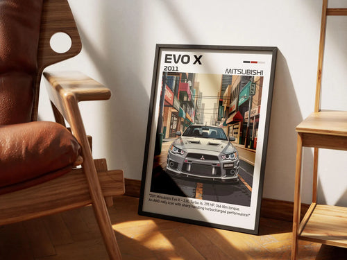 2011 Mitsubishi Evo X Posteri - Araba Posterleri No.12