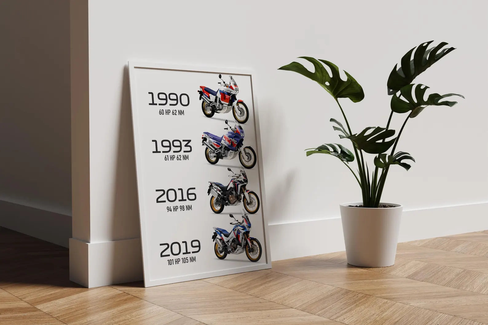 Honda Africa Twin Değişimi Poster - Motor Posterleri No.18