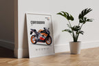 Honda CBR 1000RR Repsol 2004 Poster - Motor Posterleri No.7