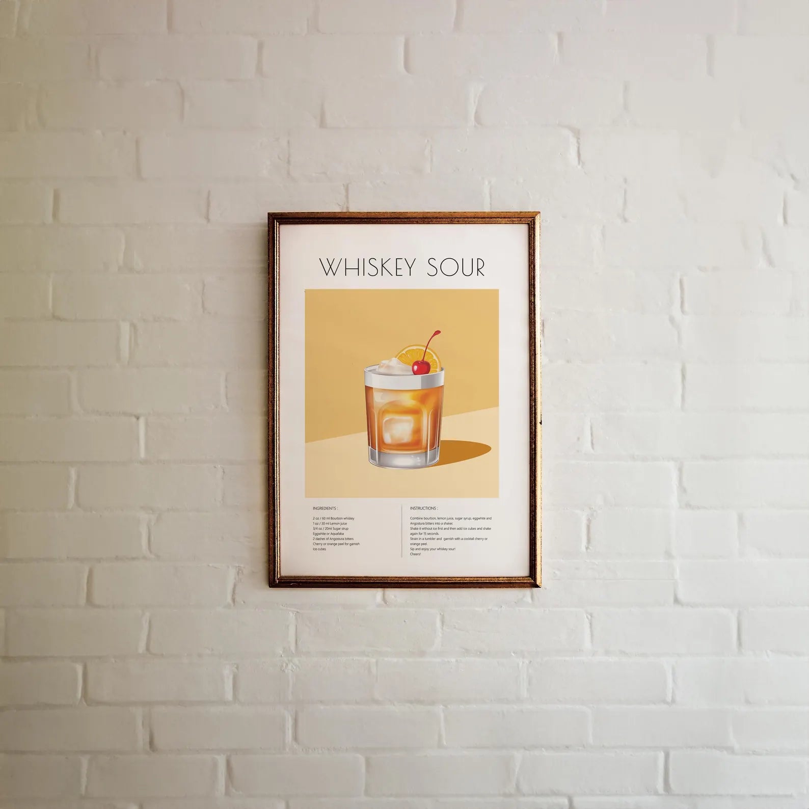 Manhattan Kokteyl Tarifi Posteri