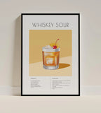 Whiskey Sour Kokteyl Tarifi Posteri