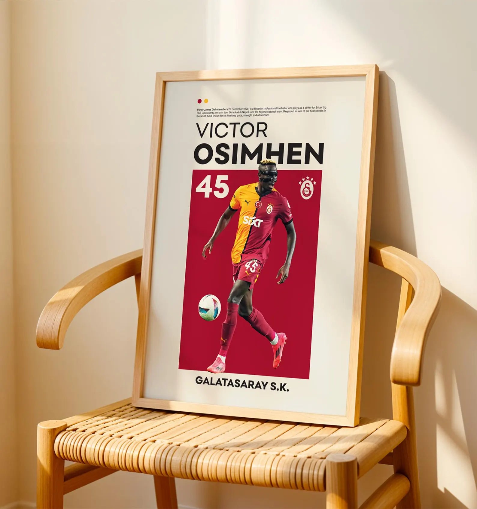 Galatasaray Victor Osimhen Posteri - Futbolcu Posterleri No.3