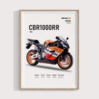 Honda CBR 1000RR Repsol 2004 Poster - Motor Posterleri No.7