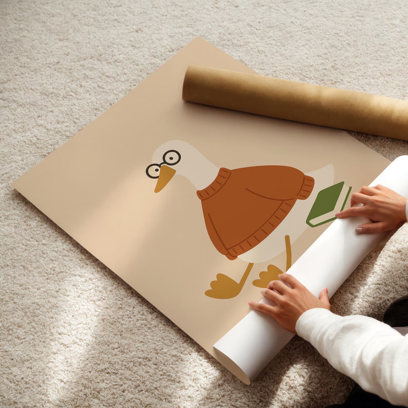 Masum Ördek Posteri - Hayvan Temalı Posterler No.3