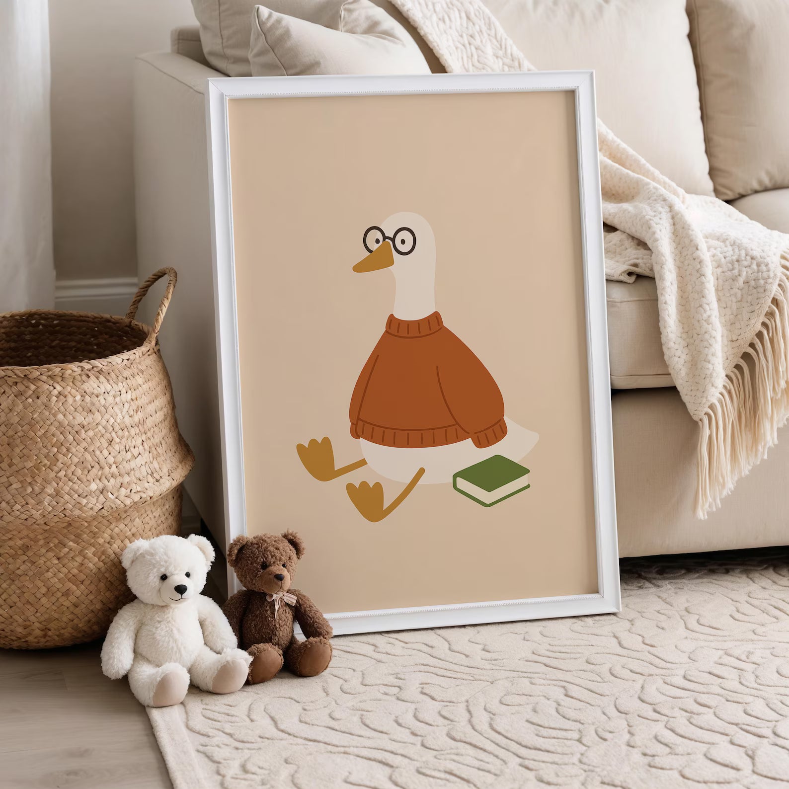 Masum Ördek Posteri - Hayvan Temalı Posterler No.3