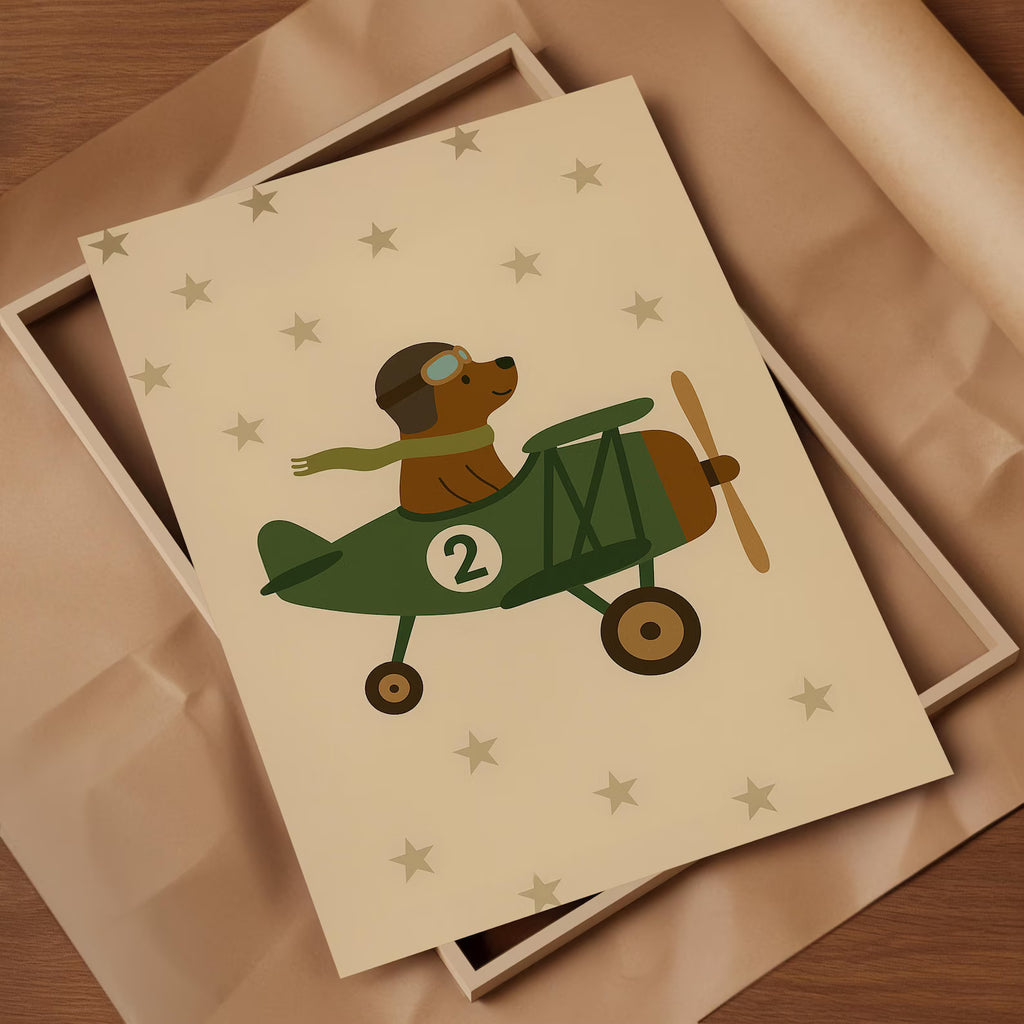 Pilot Ayı Posteri - Hayvan Temalı Posterler No.5