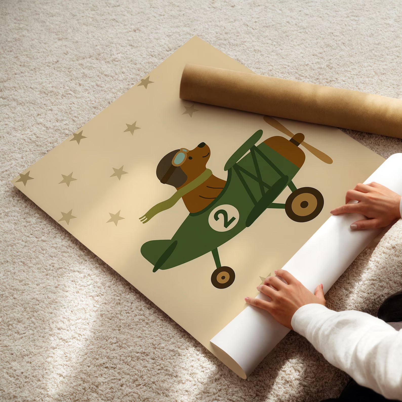 Pilot Ayı Posteri - Hayvan Temalı Posterler No.5