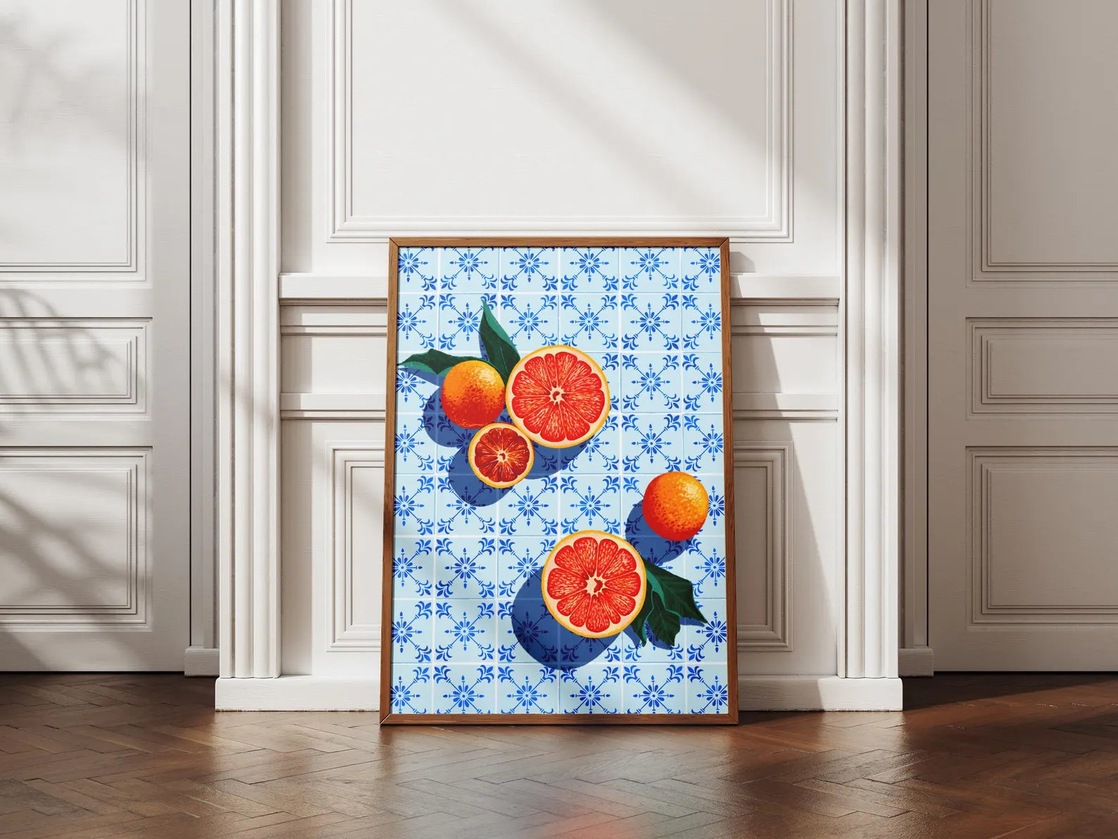 Greyfurt Meyvesi İllüstrasyon Posteri