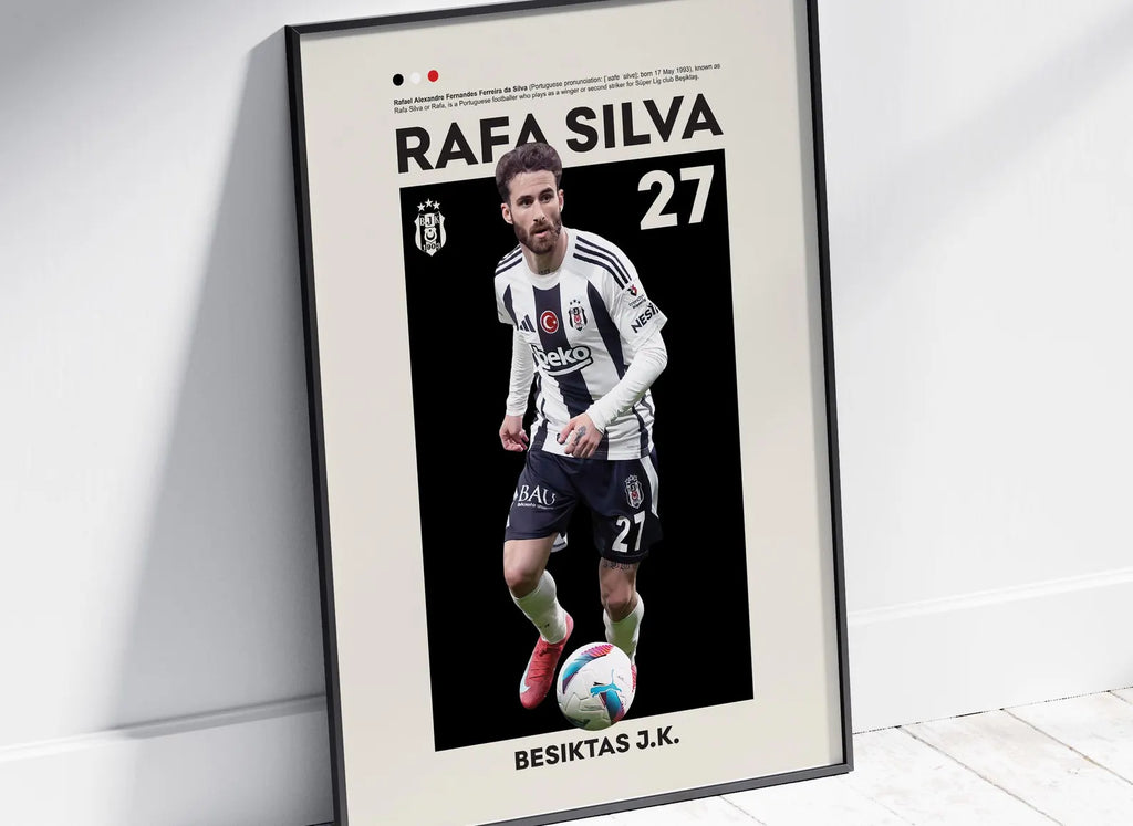 Beşiktaş Rafa Silva Posteri - Futbolcu Posterleri No.1