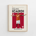 Galatasaray Mauro Icardi Posteri - Futbolcu Posterleri No.2