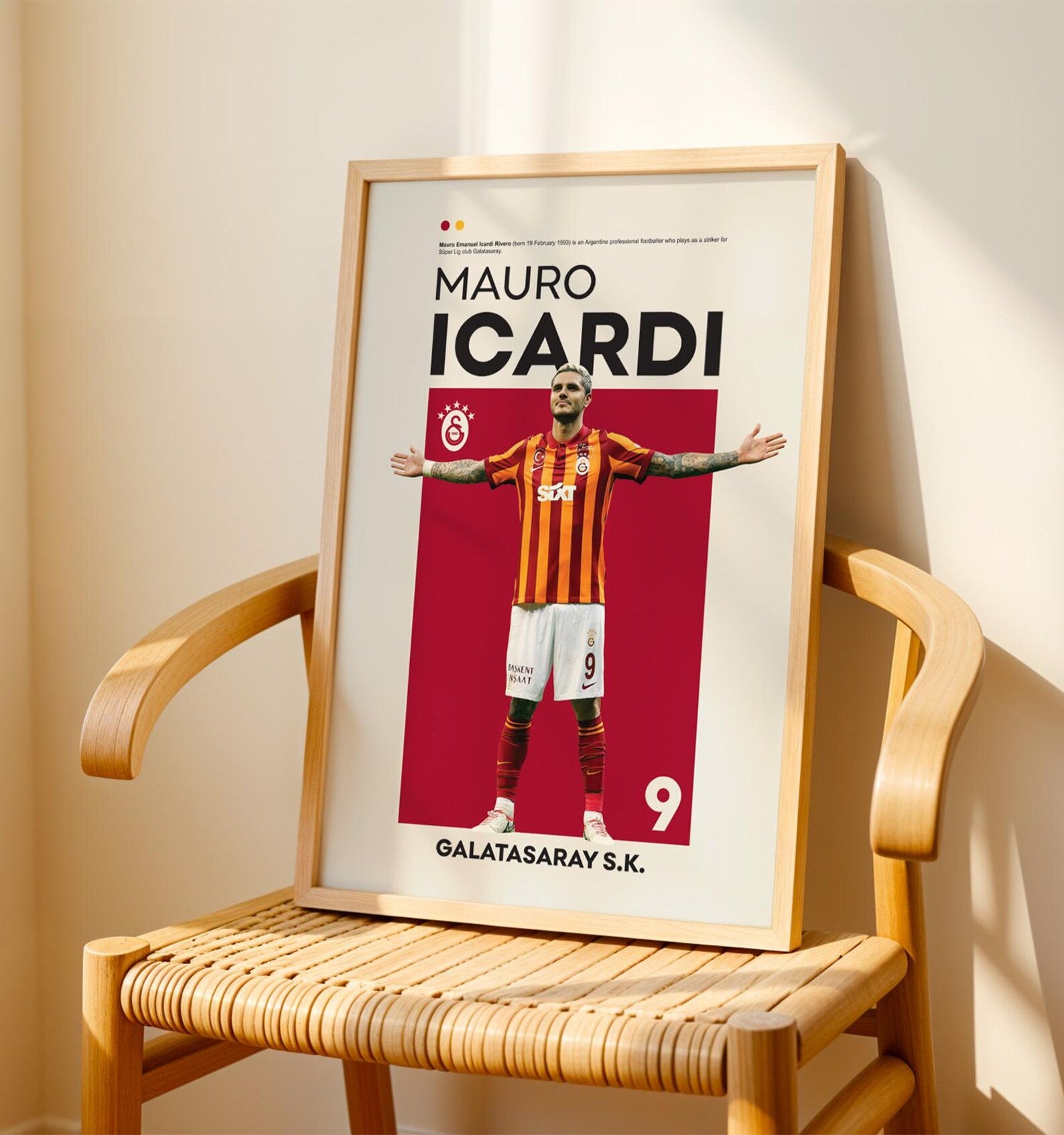 Galatasaray Mauro Icardi Posteri - Futbolcu Posterleri No.2