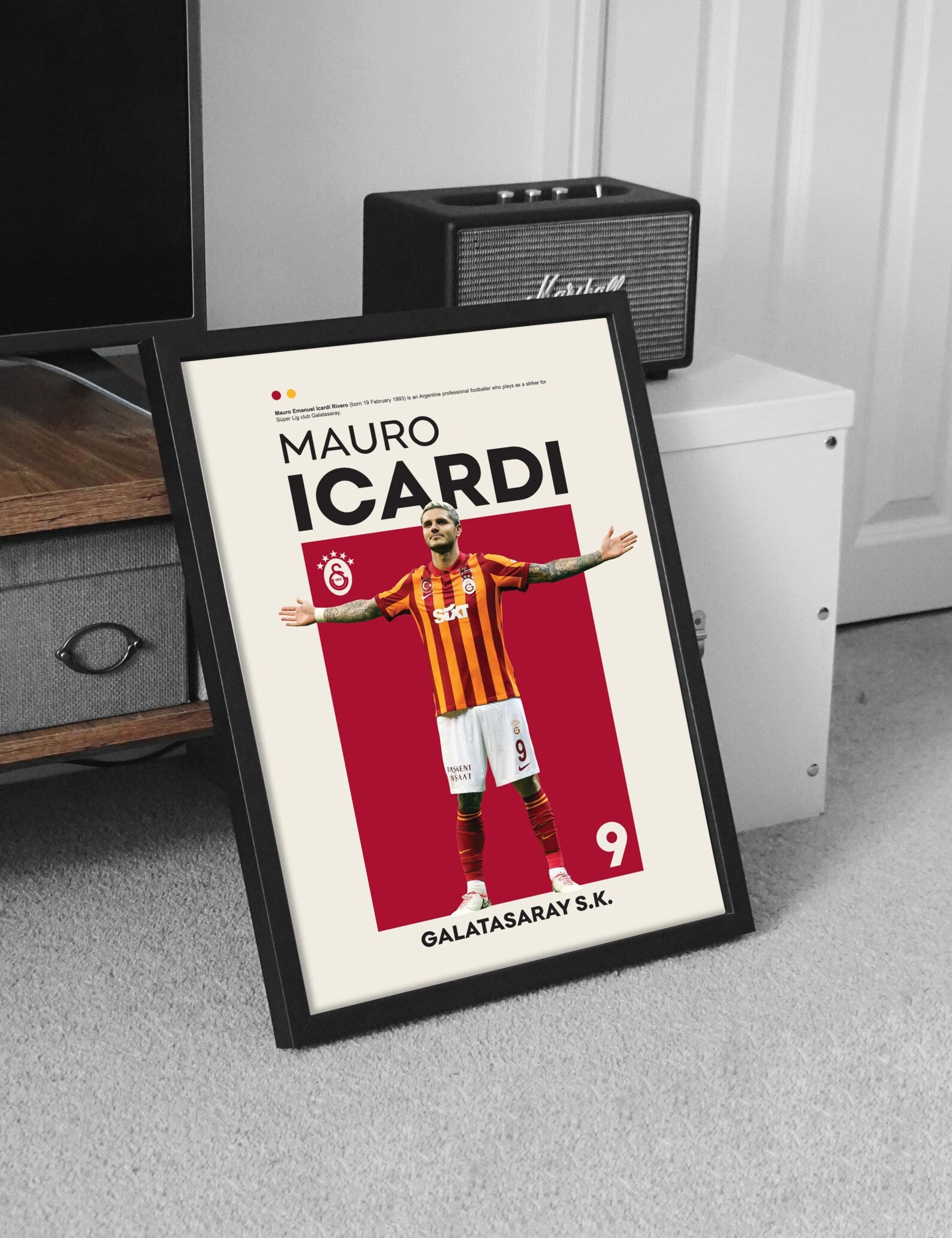 Galatasaray Mauro Icardi Posteri - Futbolcu Posterleri No.2