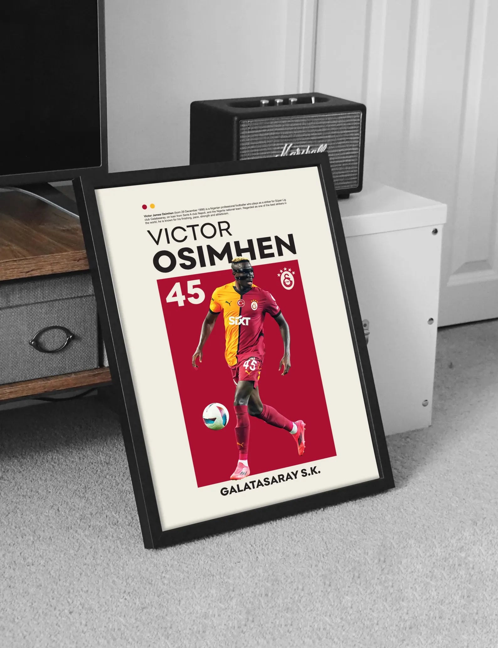 Galatasaray Victor Osimhen Posteri - Futbolcu Posterleri No.3