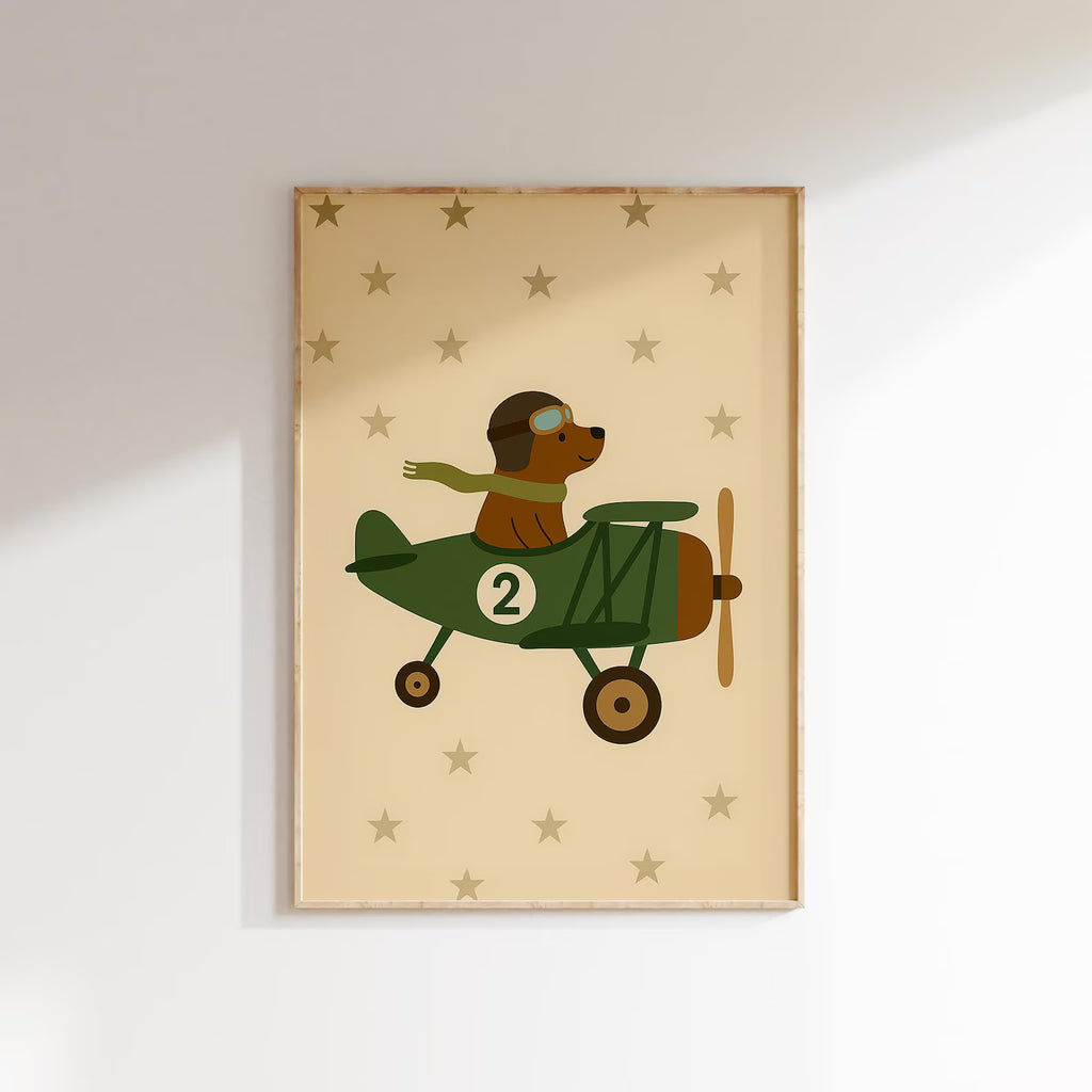 Pilot Ayı Posteri - Hayvan Temalı Posterler No.5