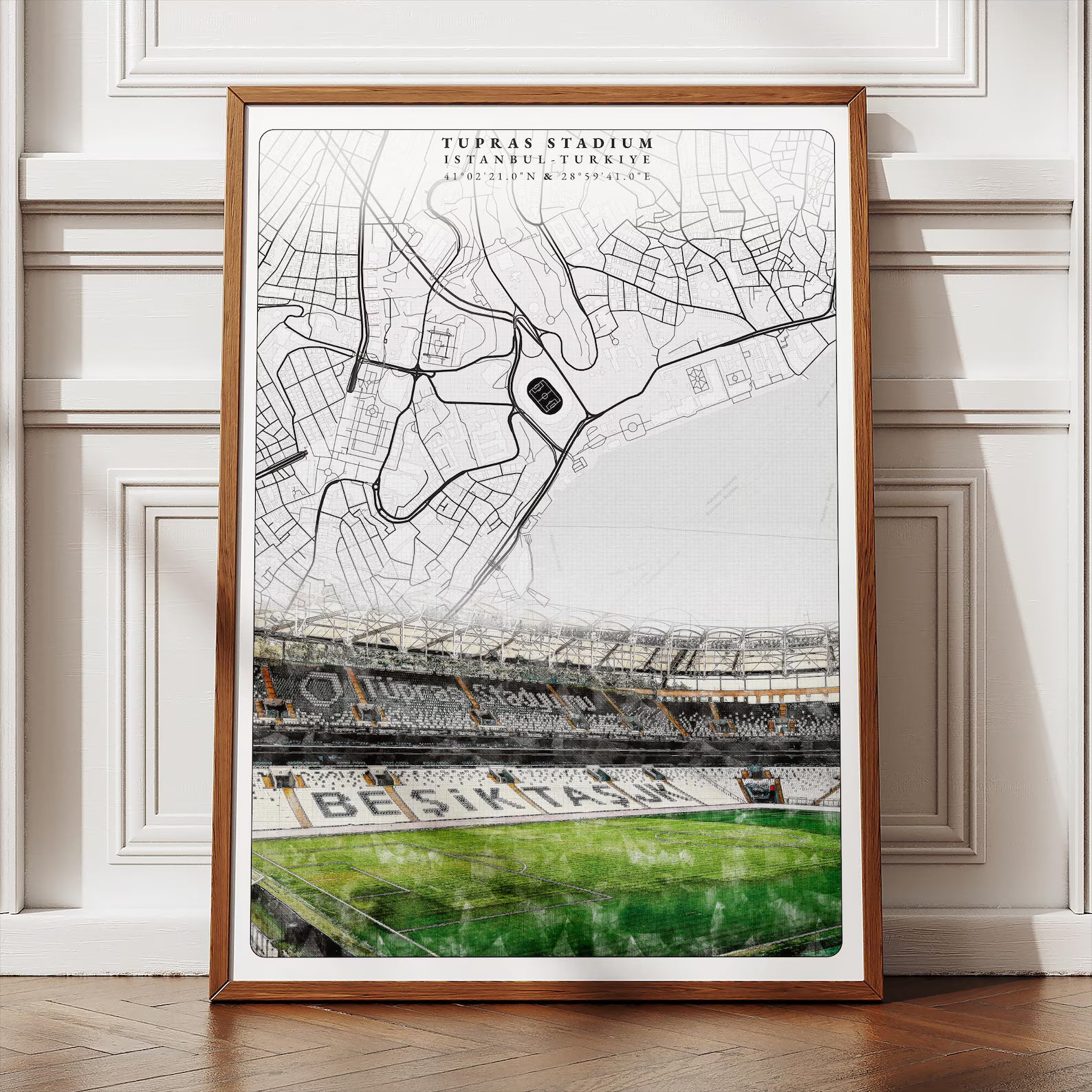 Beşiktaş Tüpraş Stadyumu Posteri - Stadyum Posterleri No.1