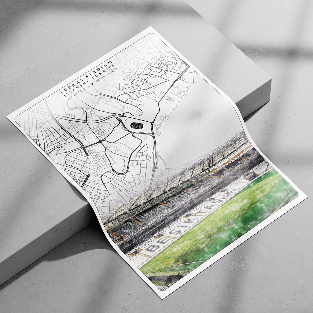 Beşiktaş Tüpraş Stadyumu Posteri - Stadyum Posterleri No.1