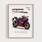 Honda CBR 1000RR-R Fireblade SP 2024 Poster - Motor Posterleri No.6