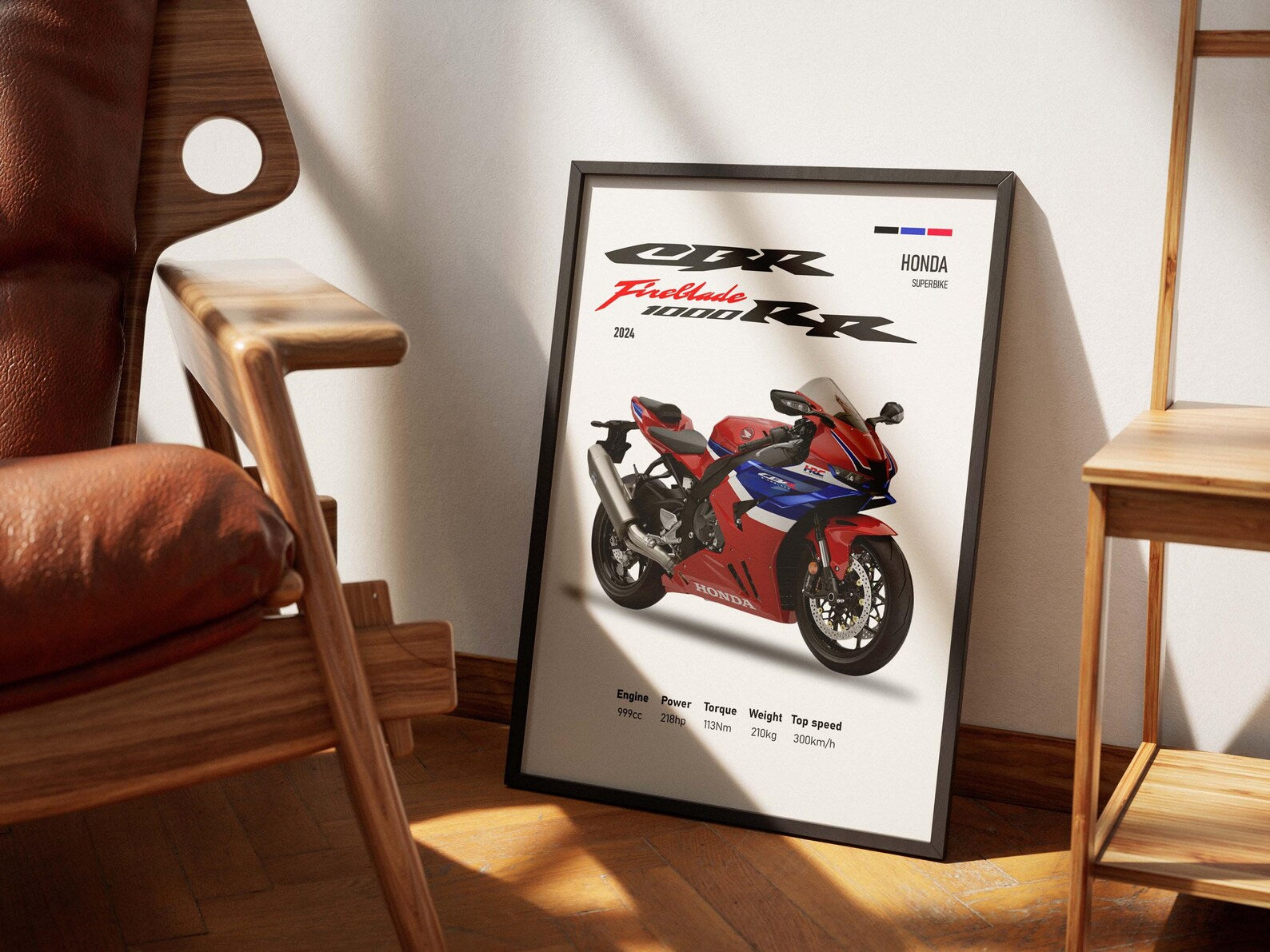 Honda CBR 1000RR-R Fireblade SP 2024 Poster - Motor Posterleri No.6