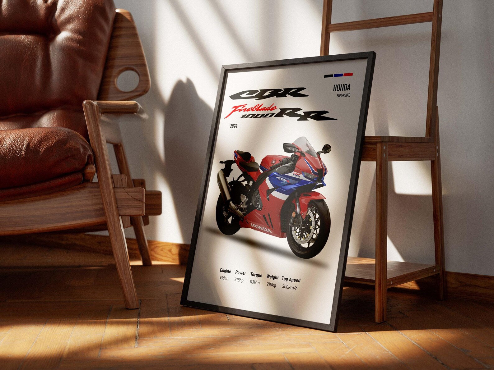 Honda CBR 1000RR-R Fireblade SP 2024 Poster - Motor Posterleri No.6