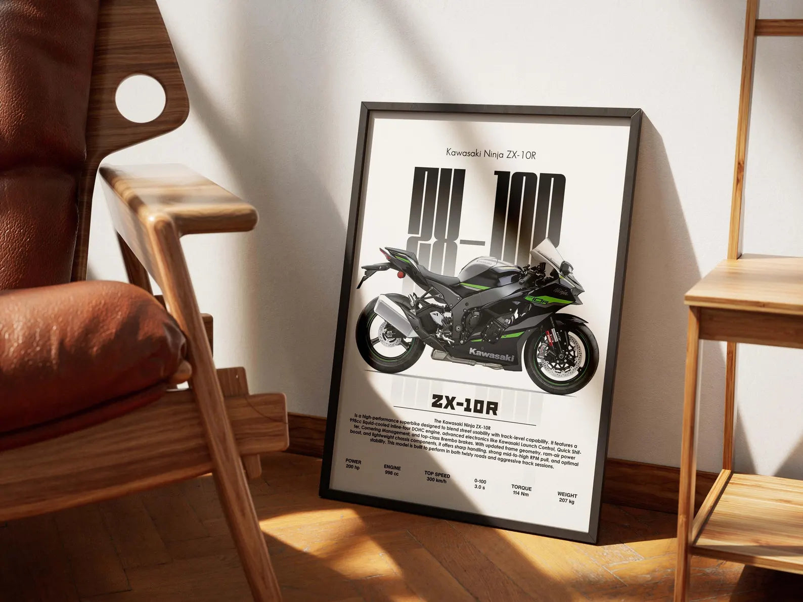 2024 Kawasaki Ninja ZX-10R Poster - Motor Posterleri No.30