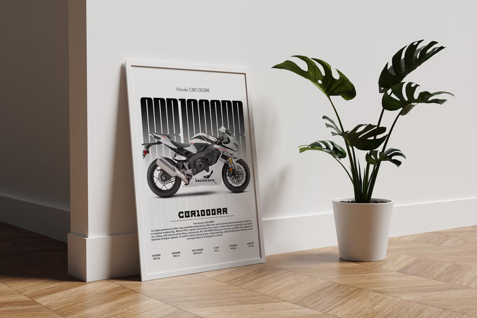 Honda CBR 1000RR 2025 Poster - Motor Posterleri No.3