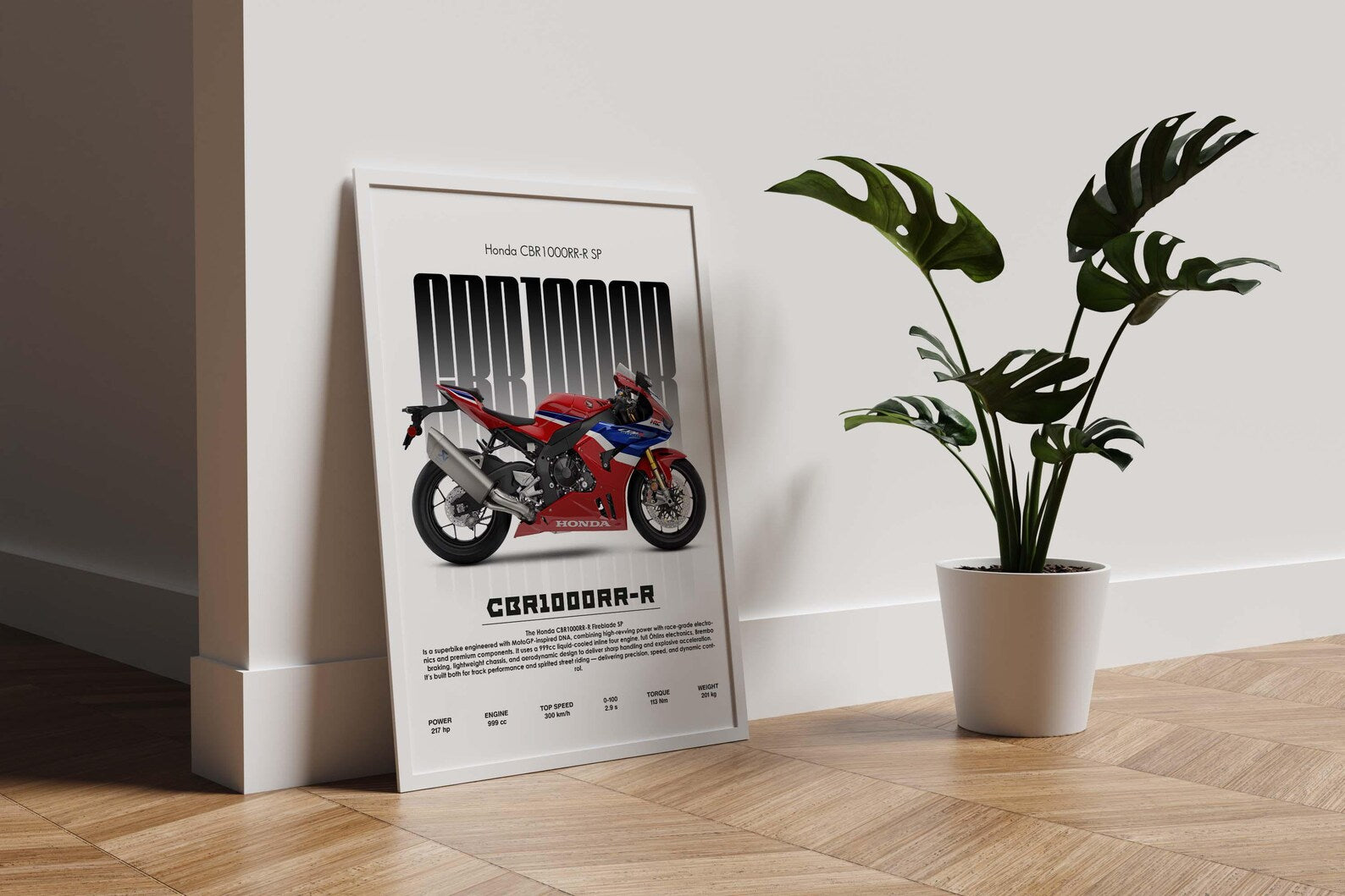 Honda CBR 1000RR-R SP Poster - Motor Posterleri No.4