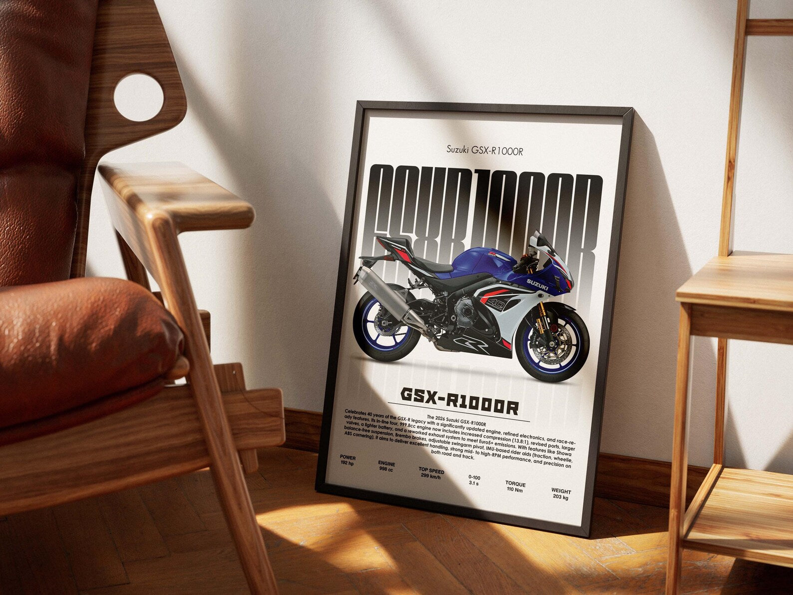Suzuki GSX-R1000R 2022 Poster - Motor Posterleri No.35