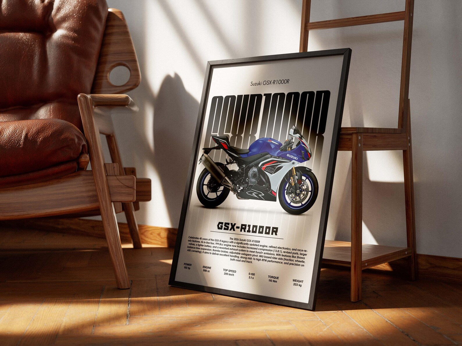 Suzuki GSX-R1000R 2022 Poster - Motor Posterleri No.35